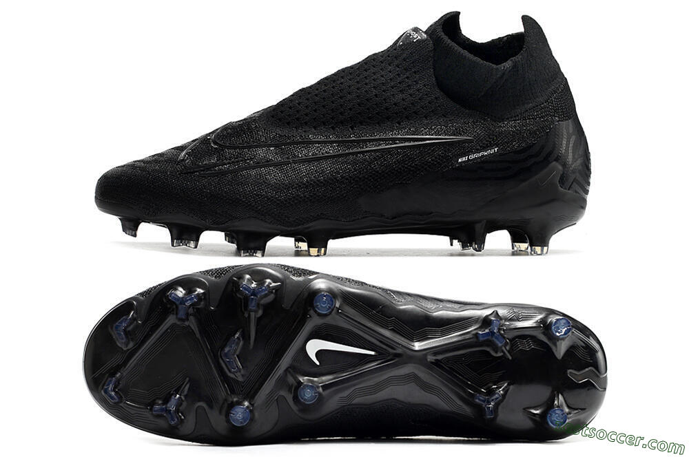 Nike Phantom GX Elite DF FG High-Tops Soccer Cleats - Black/Black 1