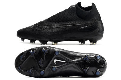 Nike Phantom GX Elite DF FG High-Tops Soccer Cleats - Black/Black