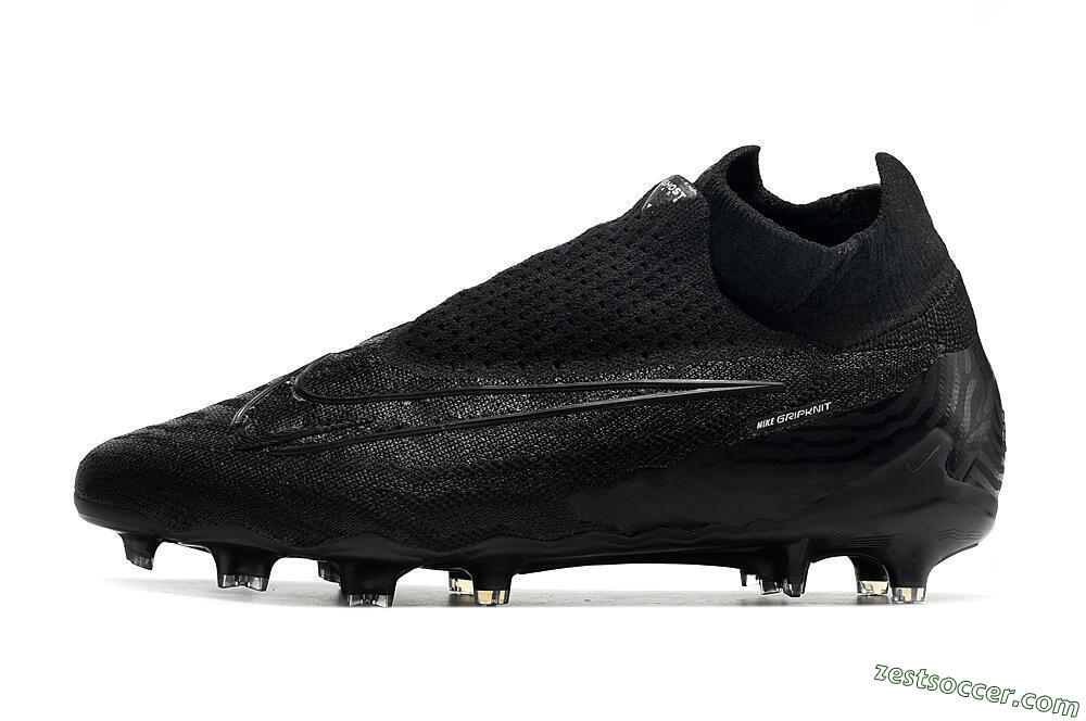Nike Phantom GX Elite DF FG High-Tops Soccer Cleats - Black/Black 2