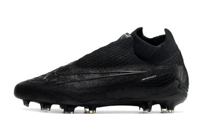 Nike Phantom GX Elite DF FG High-Tops Soccer Cleats - Black/Black