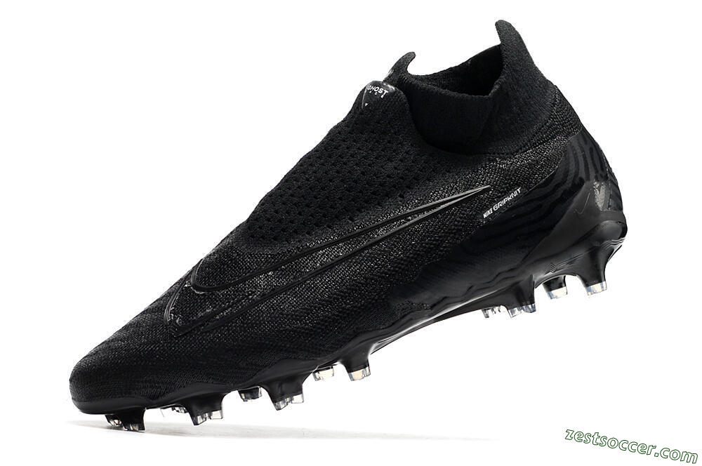 Nike Phantom GX Elite DF FG High-Tops Soccer Cleats - Black/Black 5
