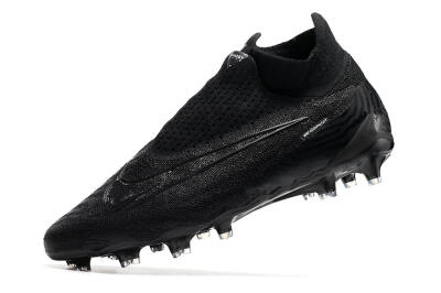 Nike Phantom GX Elite DF FG High-Tops Soccer Cleats - Black/Black