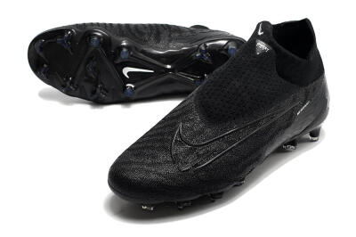 Nike Phantom GX Elite DF FG High-Tops Soccer Cleats - Black/Black