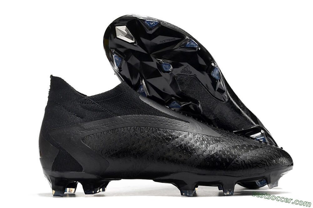 Adidas Predator Accuracy+ FG High-Tops Soccer Cleats - Black/Grey 0