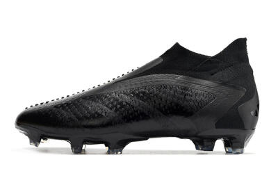 Adidas Predator Accuracy+ FG High-Tops Soccer Cleats - Black/Grey