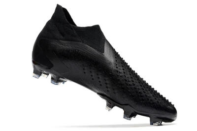 Adidas Predator Accuracy+ FG High-Tops Soccer Cleats - Black/Grey