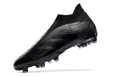 Adidas Predator Accuracy+ FG High-Tops Soccer Cleats - Black/Grey