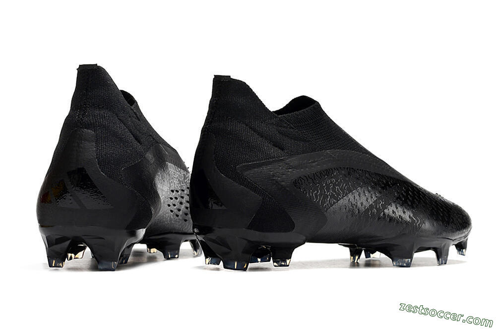 Adidas Predator Accuracy+ FG High-Tops Soccer Cleats - Black/Grey 6