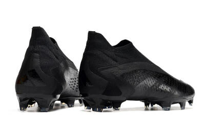 Adidas Predator Accuracy+ FG High-Tops Soccer Cleats - Black/Grey