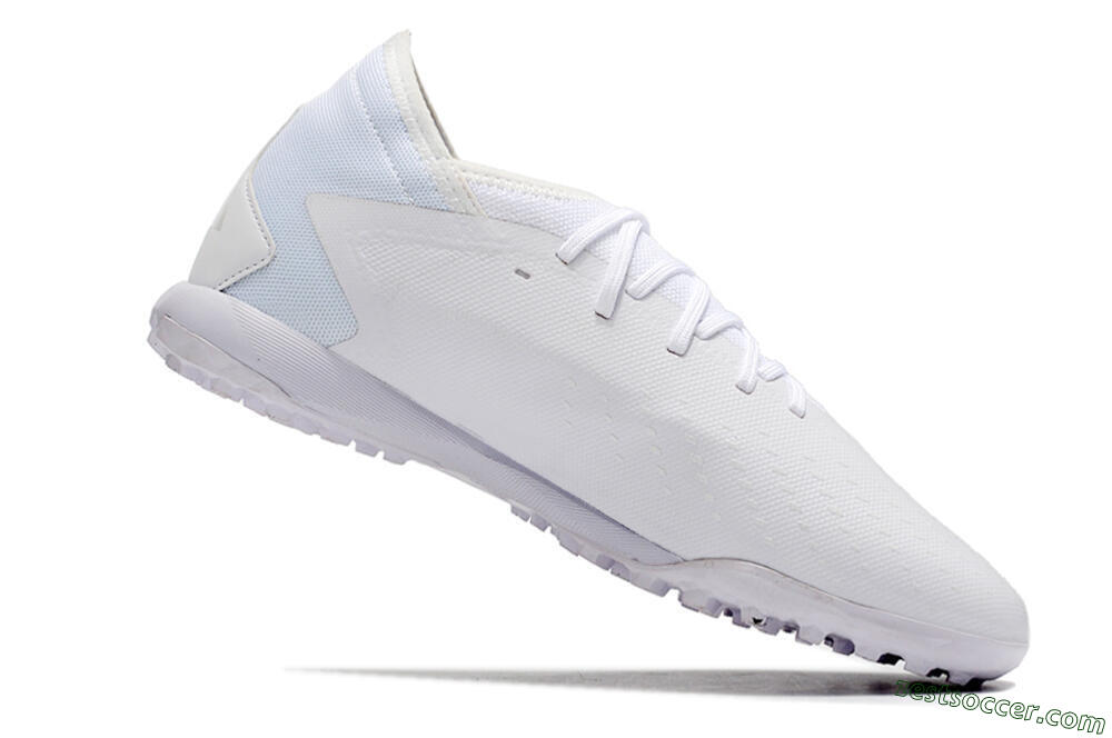 Adidas Predator Accuracy.3 TF Low-Tops Soccer Shoes - White/White 4