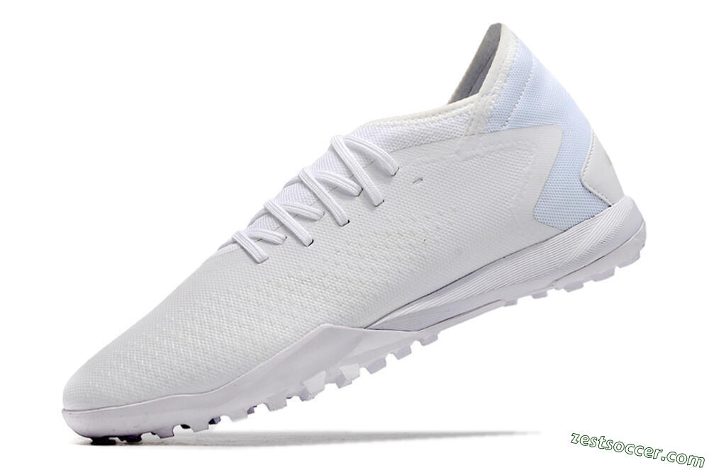 Adidas Predator Accuracy.3 TF Low-Tops Soccer Shoes - White/White 5