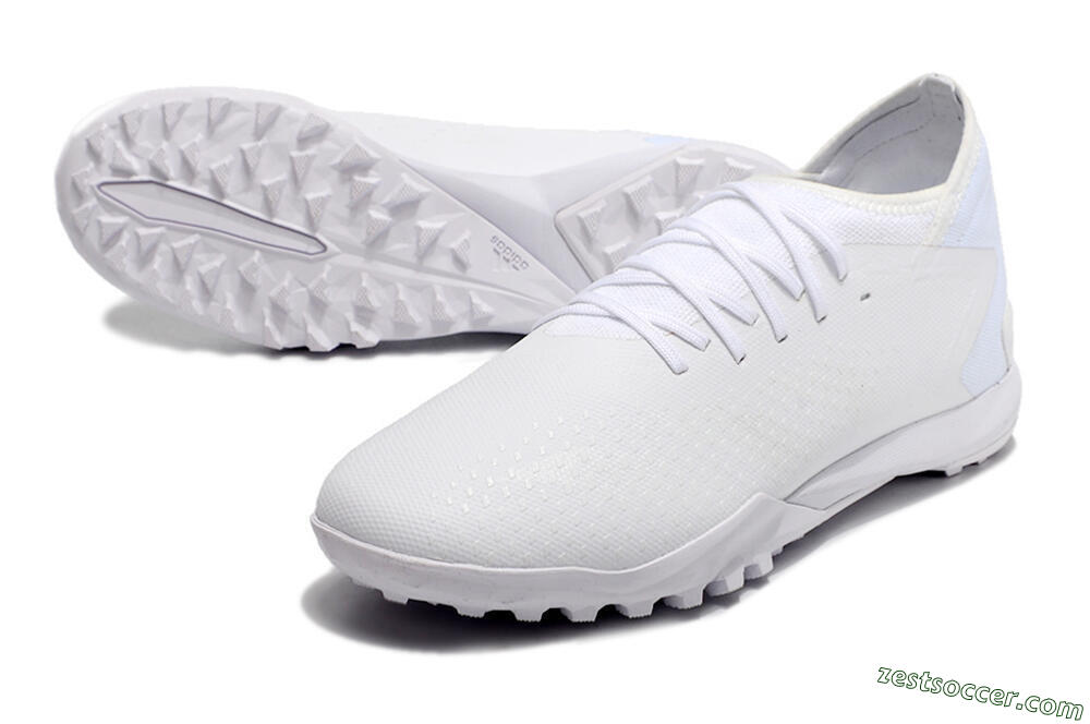Adidas Predator Accuracy.3 TF Low-Tops Soccer Shoes - White/White 3