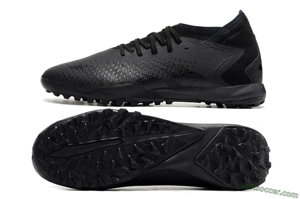 Adidas Predator Accuracy.3 TF Low-Tops Soccer Shoes - Black/Black 1