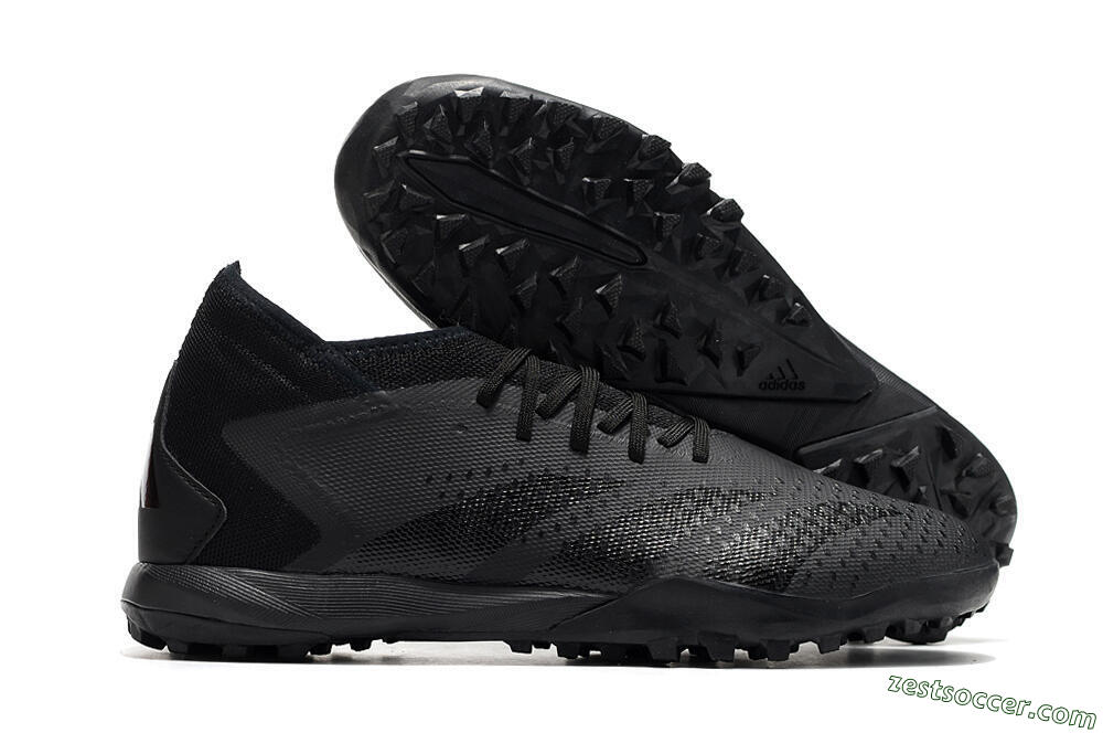 Adidas Predator Accuracy.3 TF Low-Tops Soccer Shoes - Black/Black 0