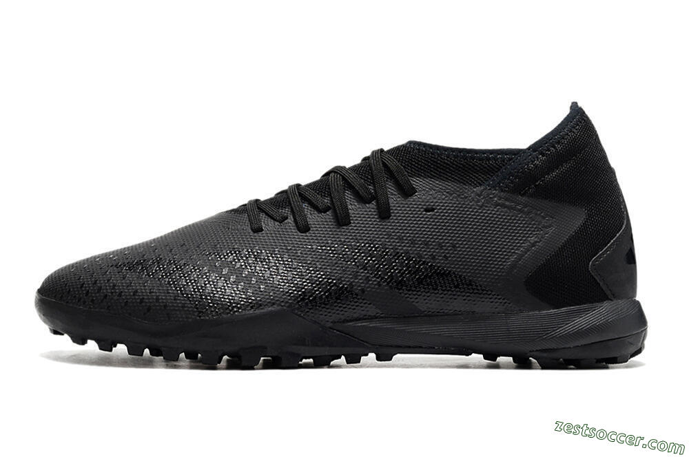 Adidas Predator Accuracy.3 TF Low-Tops Soccer Shoes - Black/Black 2