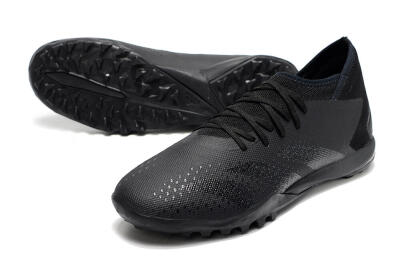 Adidas Predator Accuracy.3 TF Low-Tops Soccer Shoes - Black/Black