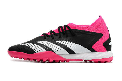 Adidas Predator Accuracy.3 TF Low-Tops Soccer Shoes - Black/Pink/White