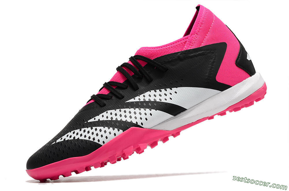 Adidas Predator Accuracy.3 TF Low-Tops Soccer Shoes - Black/Pink/White 5