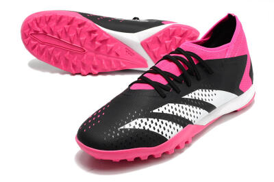 Adidas Predator Accuracy.3 TF Low-Tops Soccer Shoes - Black/Pink/White