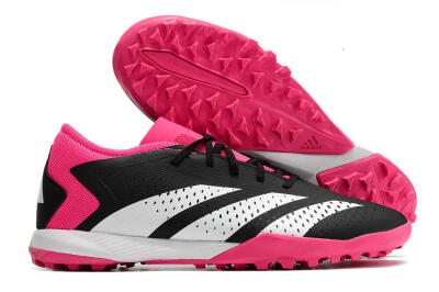 Adidas Predator Accuracy.3 TF Low-Tops Soccer Shoes - Black/Pink/White