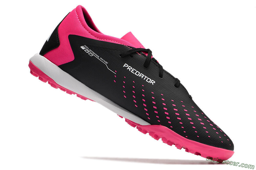 Adidas Predator Accuracy.3 TF Low-Tops Soccer Shoes - Black/Pink/White 4