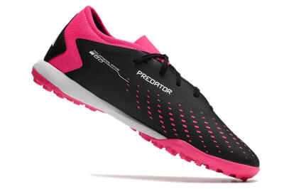 Adidas Predator Accuracy.3 TF Low-Tops Soccer Shoes - Black/Pink/White