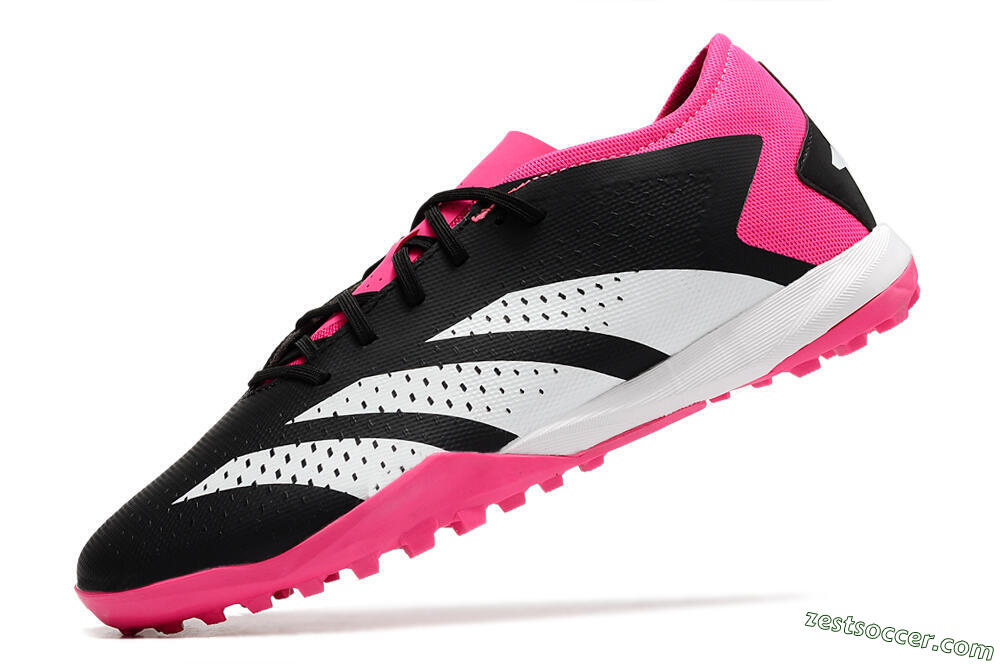 Adidas Predator Accuracy.3 TF Low-Tops Soccer Shoes - Black/Pink/White 5