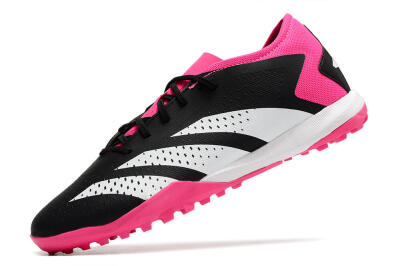 Adidas Predator Accuracy.3 TF Low-Tops Soccer Shoes - Black/Pink/White