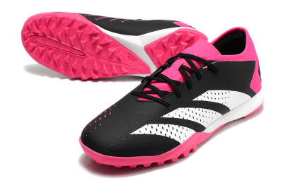 Adidas Predator Accuracy.3 TF Low-Tops Soccer Shoes - Black/Pink/White