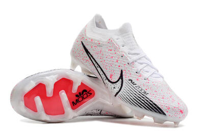 Nike Air Zoom Mercurial Vapor 15 Elite FG Low-Tops Soccer Cleats - White/Pink/Black