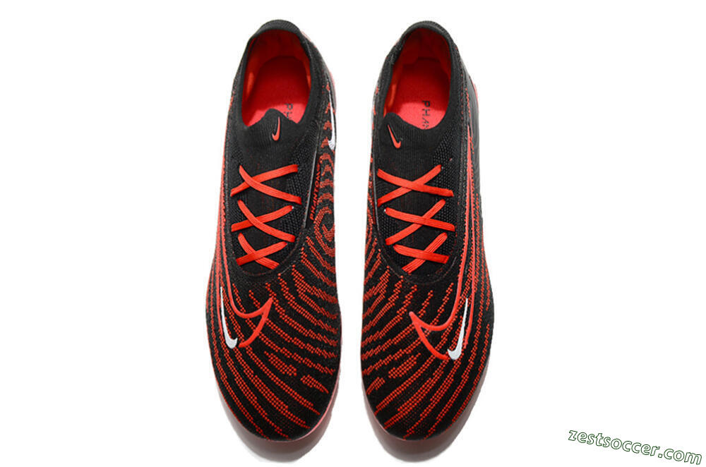 Nike Phantom GX Elite FG Low-Tops Soccer Cleats - Black/White 5