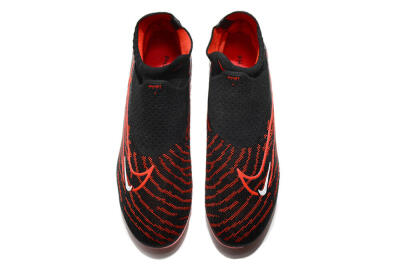 Nike Phantom GX Elite DF FG High-Tops Soccer Cleats - Black/Red