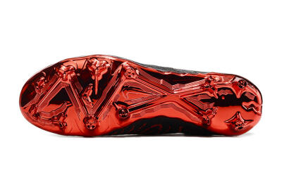 Nike Phantom GX Elite DF FG High-Tops Soccer Cleats - Black/Red