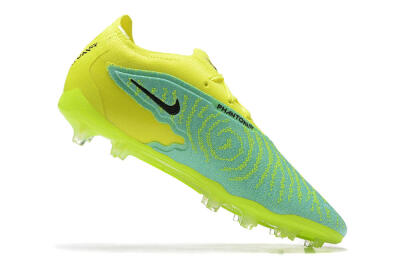 Nike Phantom GX Elite FG Low-Tops Soccer Cleats - Green/Blue/Black