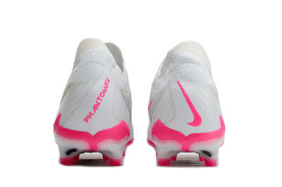 Nike Phantom GX Elite FG Low-Tops Soccer Cleats - White/Pink/Black