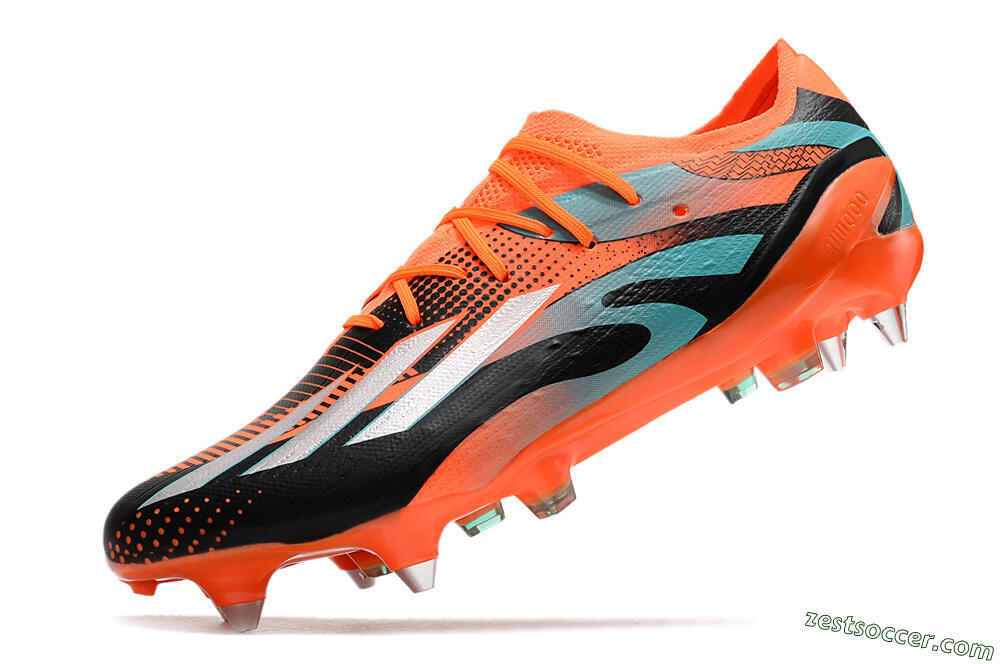 Adidas X Speedportal.1 SG Low-Tops Soccer Cleats - Orange/Black 5