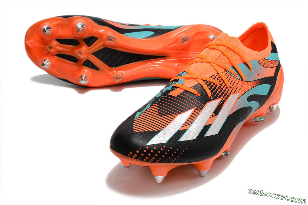 Adidas X Speedportal.1 SG Low-Tops Soccer Cleats - Orange/Black 3