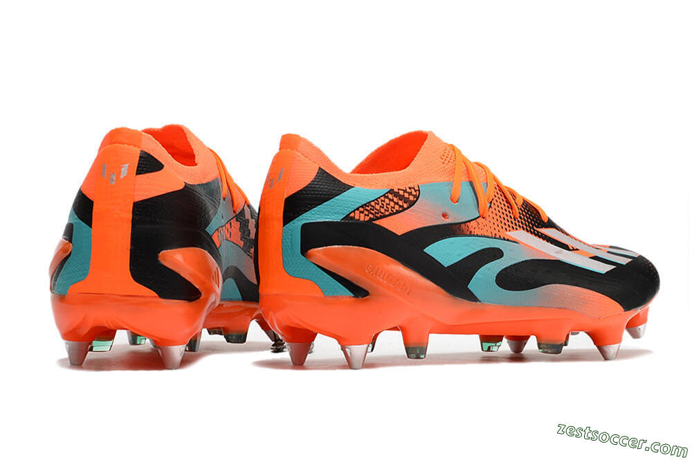 Adidas X Speedportal.1 SG Low-Tops Soccer Cleats - Orange/Black 6