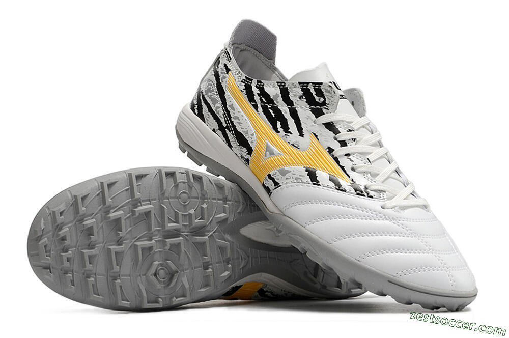 Mizuno Morelia Neo 3 Pro TF Low-Tops Soccer Shoes - White/Camo 4