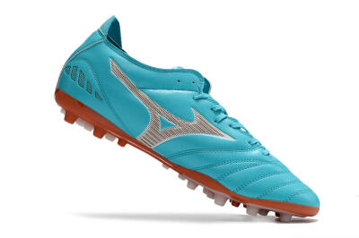 Mizuno Morelia Neo AG Low-Tops Soccer Cleats - Blue/White
