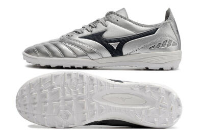 Mizuno Morelia Neo 3 Pro TF Low-Tops Soccer Shoes - Silver/Black