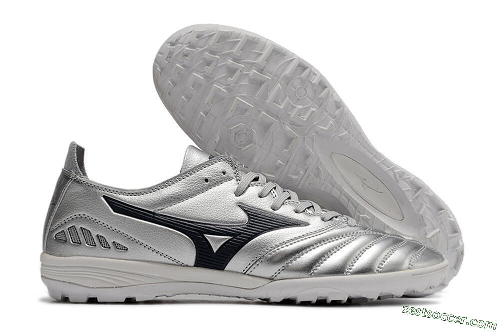 Mizuno Morelia Neo 3 Pro TF Low-Tops Soccer Shoes - Silver/Black 0