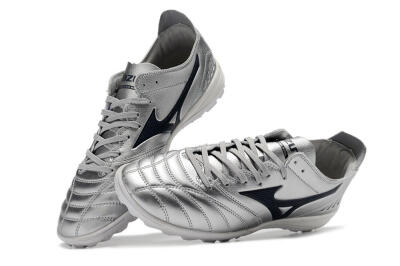Mizuno Morelia Neo 3 Pro TF Low-Tops Soccer Shoes - Silver/Black