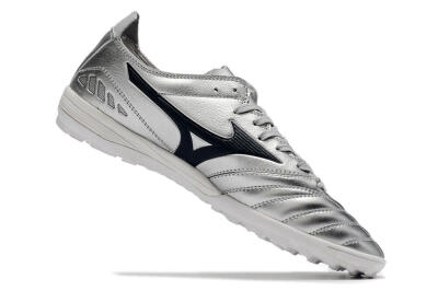 Mizuno Morelia Neo 3 Pro TF Low-Tops Soccer Shoes - Silver/Black