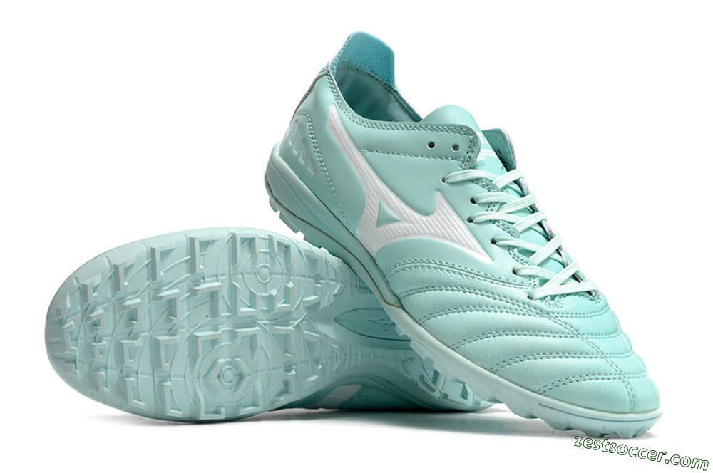 Mizuno Morelia Neo 3 Pro TF Low-Tops Soccer Shoes - Blue/White 4
