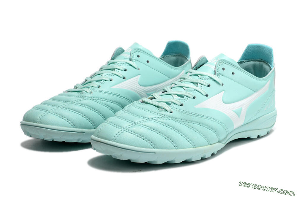 Mizuno Morelia Neo 3 Pro TF Low-Tops Soccer Shoes - Blue/White 5