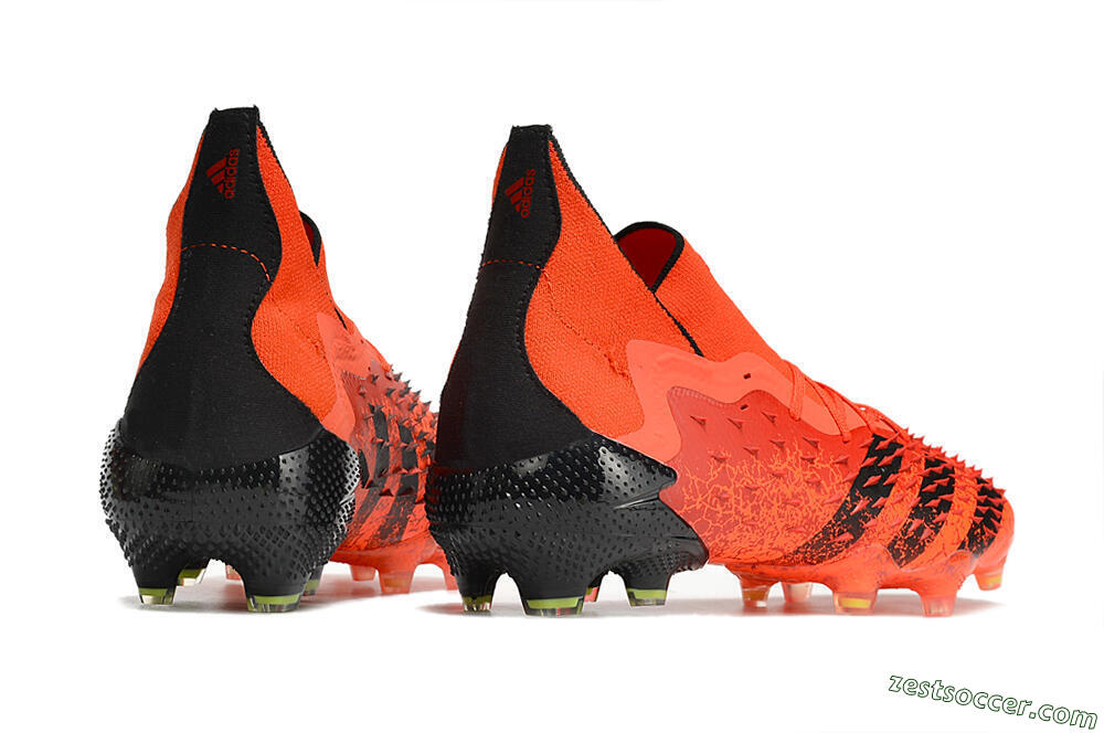 Adidas Predator Freak.1 FG High-Tops Soccer Cleats - Red/Black 6