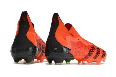 Adidas Predator Freak.1 FG High-Tops Soccer Cleats - Red/Black