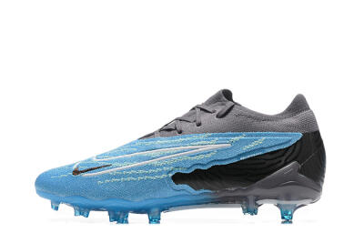 Nike Phantom GX Elite FG Low-Tops Soccer Cleats - Blue/Grey/White
