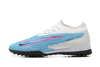 Nike Phantom GX Elite TF Low-Tops Soccer Shoes - Blue/White/Pink